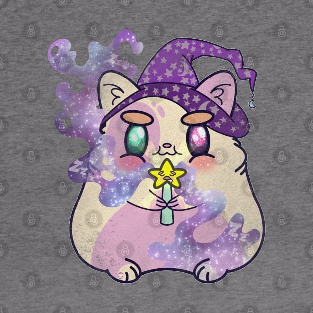 Kawaii Hamster Wizard Vintage Look by The Gumball Machine